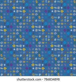 Abstract color seamless pattern for new background.