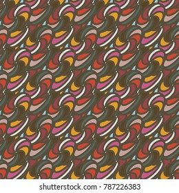 Abstract color seamless pattern for new background.