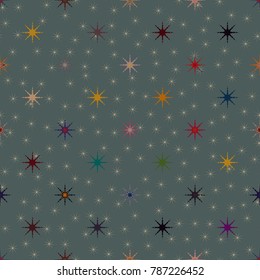 Abstract color seamless pattern for new background.