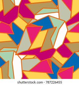 Abstract color seamless pattern for new background.
