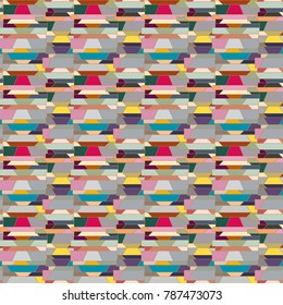 Abstract color seamless pattern for new background.