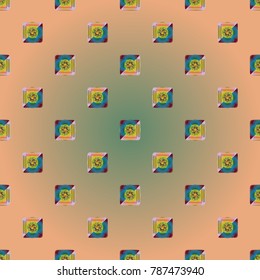 Abstract color seamless pattern for new background.