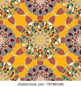 Abstract color seamless pattern for new background.