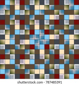 Abstract color seamless pattern for new background.