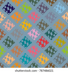 Abstract color seamless pattern for new background.