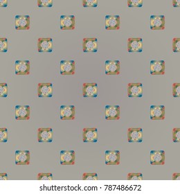 Abstract color seamless pattern for new background.