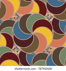 Abstract color seamless pattern for new background.