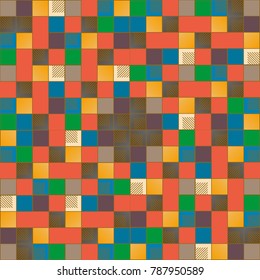 Abstract color seamless pattern for new background.