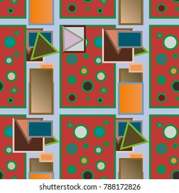 Abstract color seamless pattern for new background.