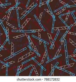 Abstract color seamless pattern for new background.