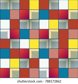 Abstract color seamless pattern for new background.