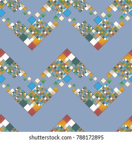 Abstract color seamless pattern for new background.
