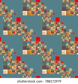 Abstract color seamless pattern for new background.