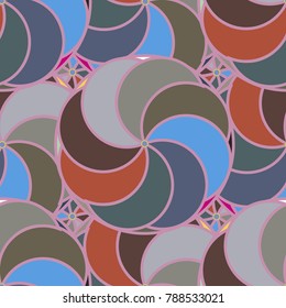 Abstract color seamless pattern for new background.