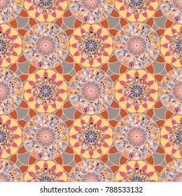 Abstract color seamless pattern for new background.