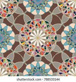 Abstract color seamless pattern for new background.