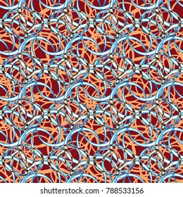 Abstract color seamless pattern for new background.