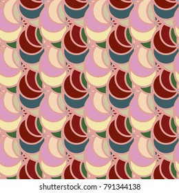 Abstract color seamless pattern for new background.
