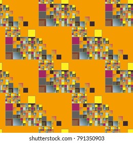 Abstract color seamless pattern for new background.