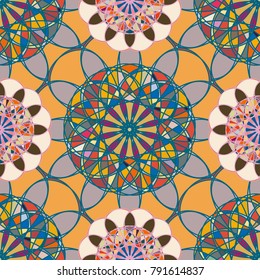 Abstract color seamless pattern for new background.