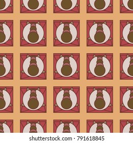 Abstract color seamless pattern for new background.