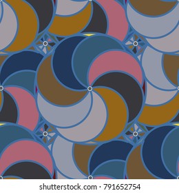 Abstract color seamless pattern for new background.