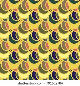 Abstract color seamless pattern for new background.