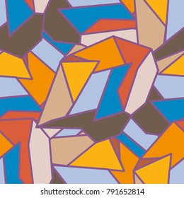 Abstract color seamless pattern for new background.