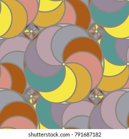 Abstract color seamless pattern for new background.