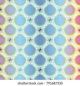 Abstract color seamless pattern for new background.
