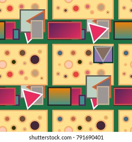 Abstract color seamless pattern for new background.