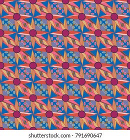 Abstract color seamless pattern for new background.
