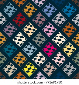 Abstract color seamless pattern for new background.