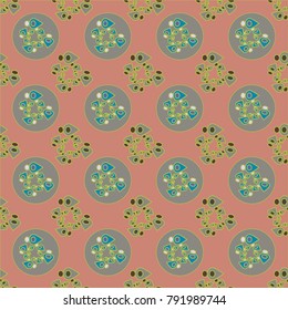 Abstract color seamless pattern for new background.