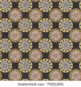 Abstract color seamless pattern for new background.