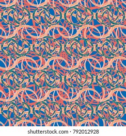 Abstract color seamless pattern for new background.