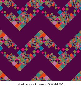 Abstract color seamless pattern for new background.