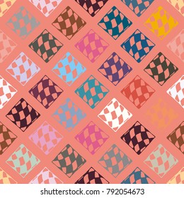 Abstract color seamless pattern for new background.