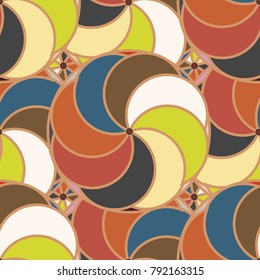 Abstract color seamless pattern for new background.