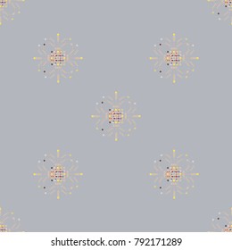 Abstract color seamless pattern for new background.