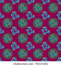 Abstract color seamless pattern for new background.