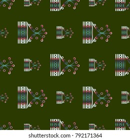 Abstract color seamless pattern for new background.