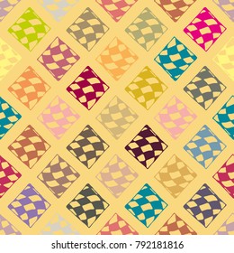 Abstract color seamless pattern for new background.