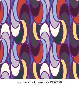 Abstract color seamless pattern for new background.