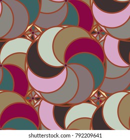 Abstract color seamless pattern for new background.