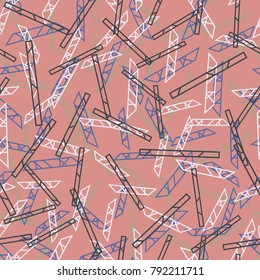 Abstract color seamless pattern for new background.