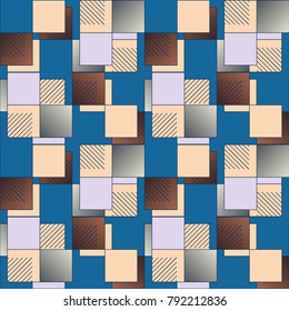 Abstract color seamless pattern for new background.
