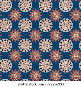 Abstract color seamless pattern for new background.