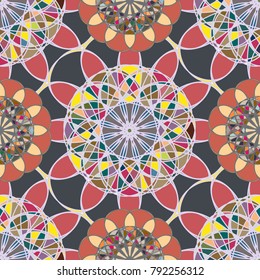 Abstract color seamless pattern for new background.