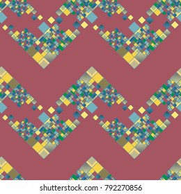 Abstract color seamless pattern for new background.